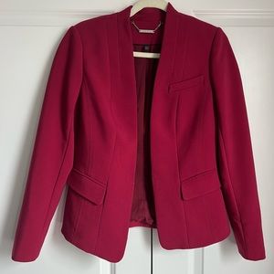 White House Black Market Red Jacket